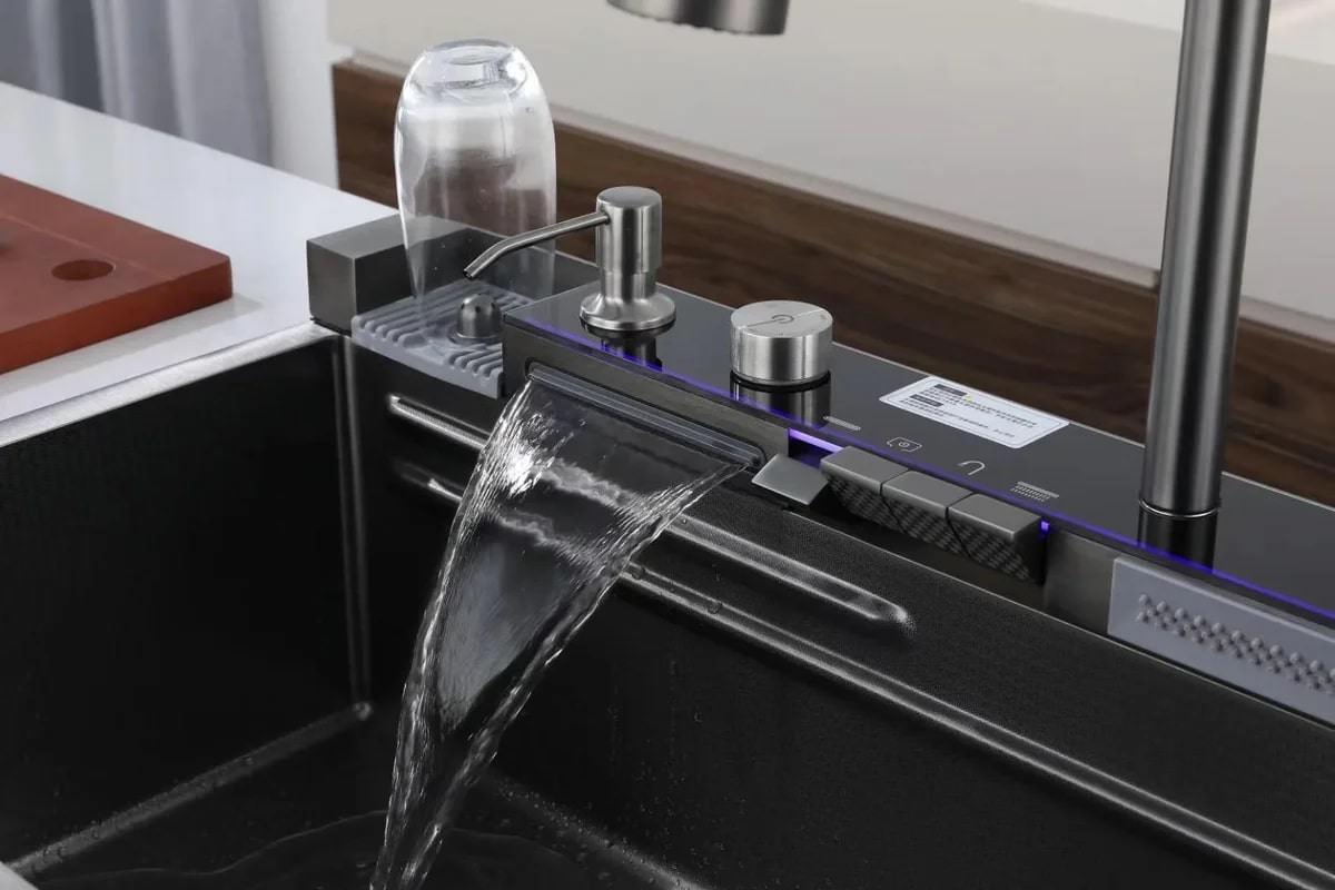 Многофункциональная кухонная мойка Savol S-SC001Q графит в 100Kran: Широкий выбор и доступные цены.