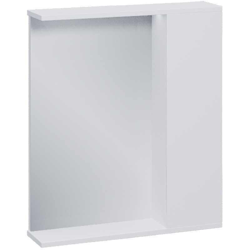 Зеркальный шкаф с LED подсветкой Volna Lake 70 правое zsLAKE70.R-01 белый создать уют и комфорт, это просто!