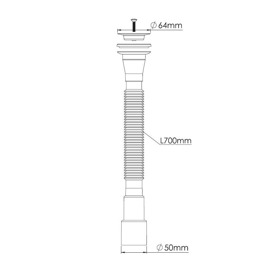 Сифон для умывальника Nova NV1209 не разборный в 100Kran: Широкий выбор и доступные цены.
