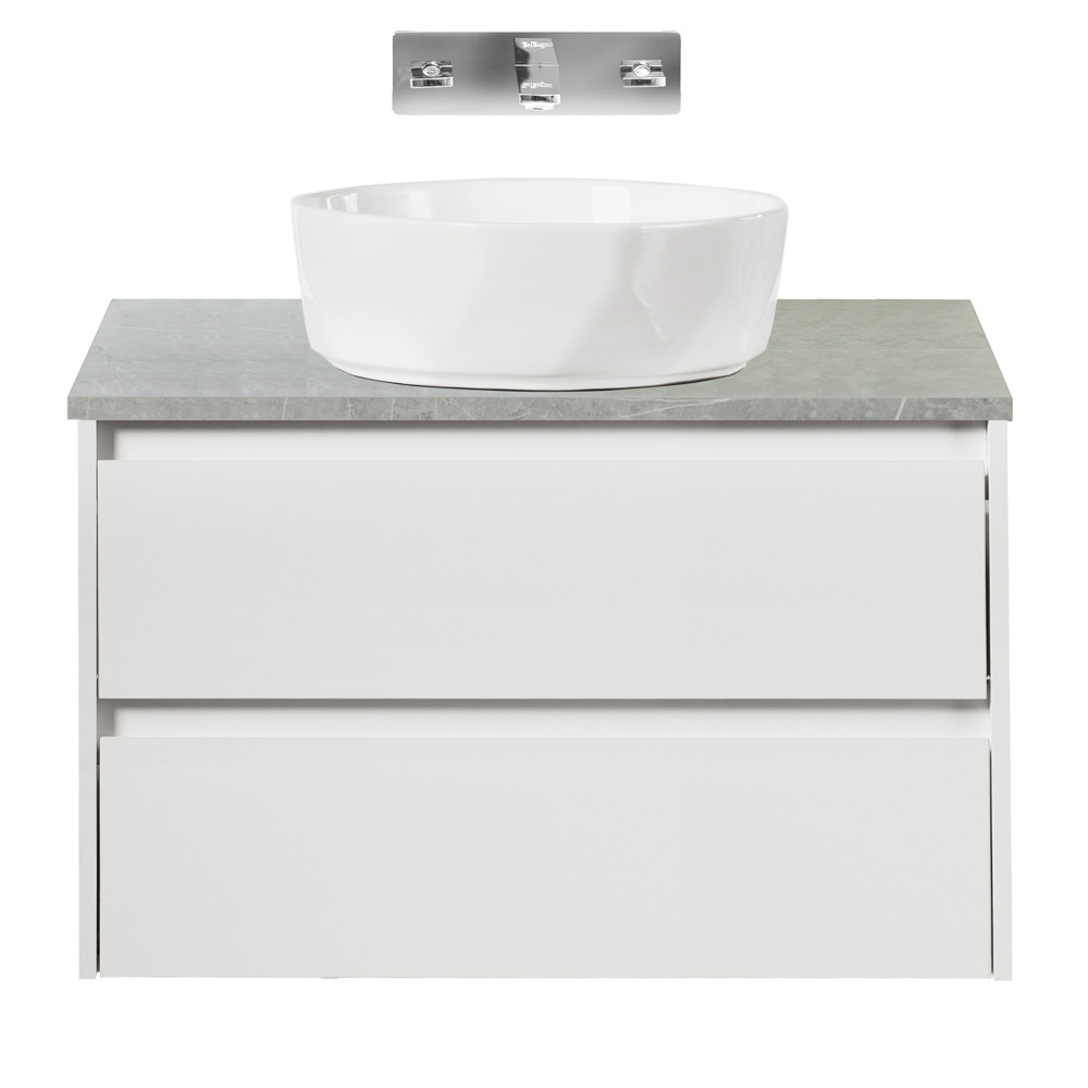 Столешница из керамогранита BelBagno 100 см KEP-80-MGL-W0 Marmo Grigio Lucido в 100Kran: Широкий выбор и доступные цены.