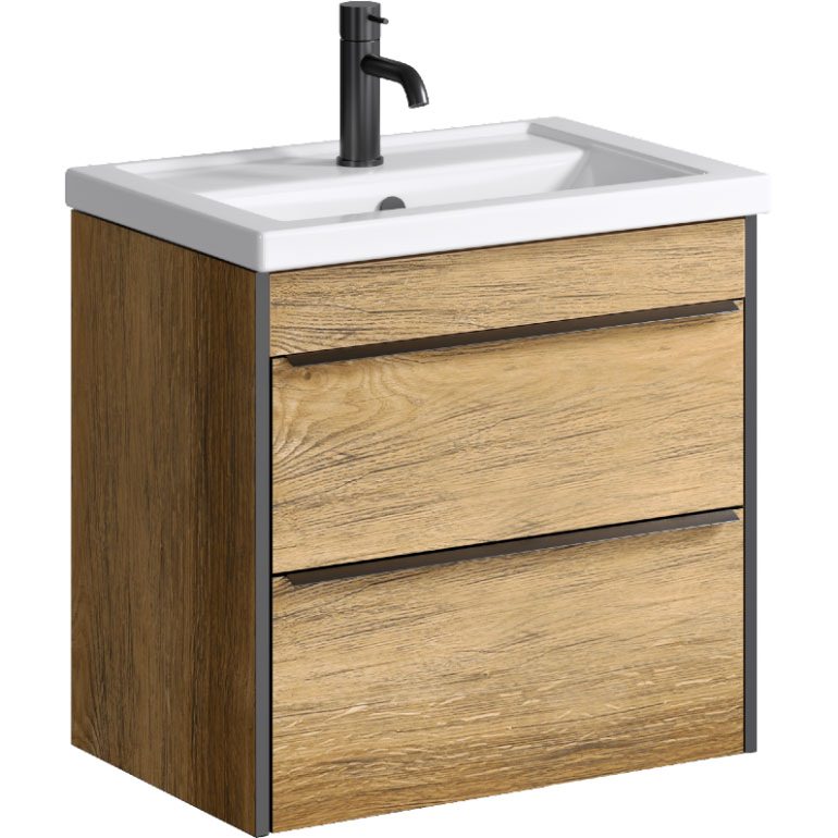 Тумба под раковину Aqwella Fargo 60 FRG0106DB подвесная дуб балтийский в 100Kran: Широкий выбор и доступные цены.