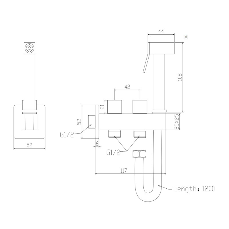Гигиенический душ без смесителя Savol S-FXQ011W белый в 100Kran: Широкий выбор и доступные цены.