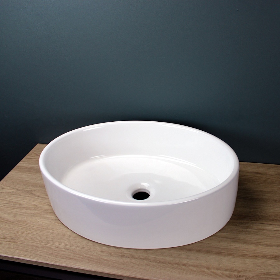 Раковина накладная Maretti Eleganza EN13NS82-844 50 см белая в 100Kran: Широкий выбор и доступные цены.