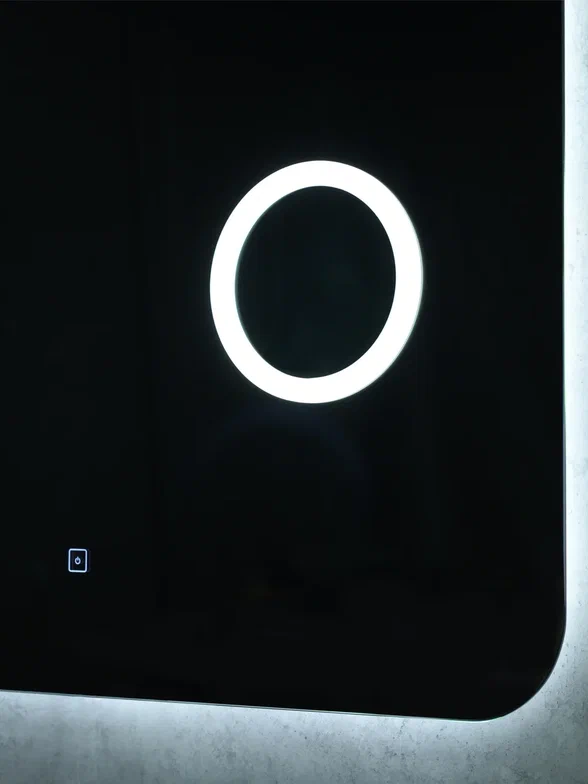 Зеркало с подсветкой "Elegant Led" 800х600 см с увеличительной линзой 100Kran: Широкий выбор и доступные цены.