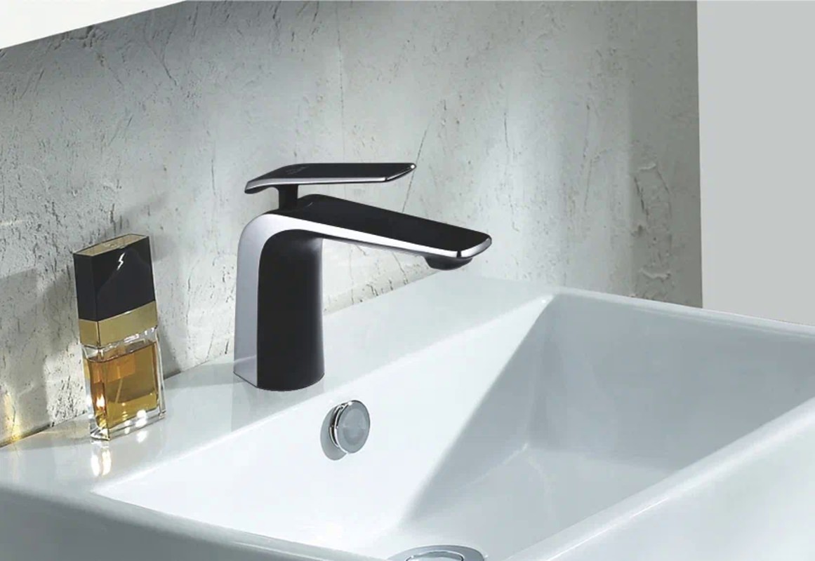 Смеситель для раковины Rose R13H R1301H черный в 100Kran: Широкий выбор и доступные цены.