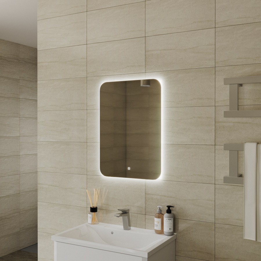 Зеркало с подсветкой Maretti Florenza FL145070P25EL 50x70 см 100Kran: Широкий выбор и доступные цены.