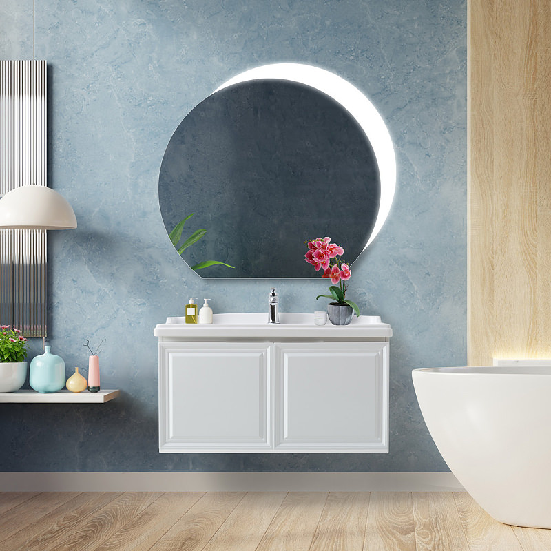 Тумба с раковиной подвесная CEZARES 80 см GIUBILEO-800-2A-SC-BL Bianco Lucido в 100Kran: Широкий выбор и доступные цены.