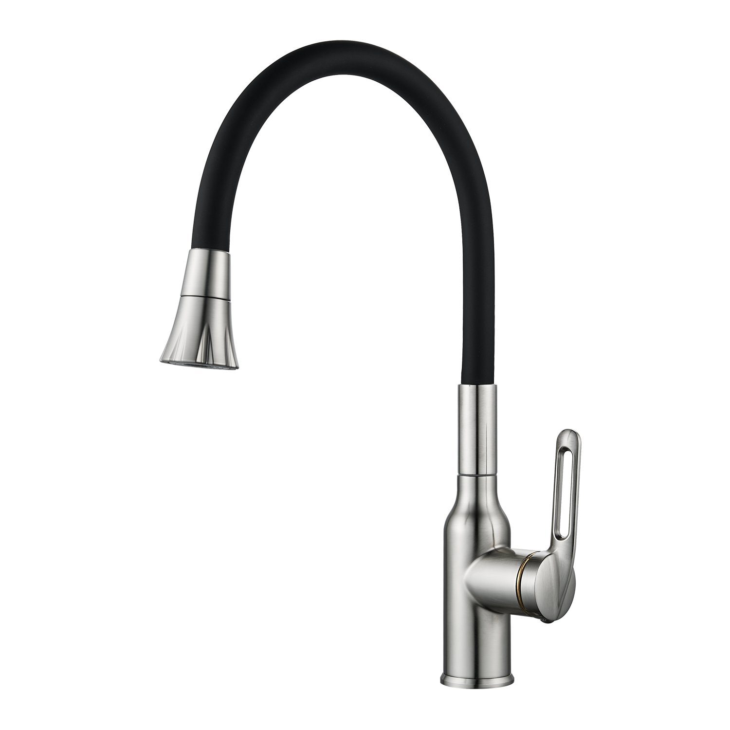 Смеситель для кухни с гибким изливом Raffine F303L-3 сатин в 100Kran: Широкий выбор и доступные цены.