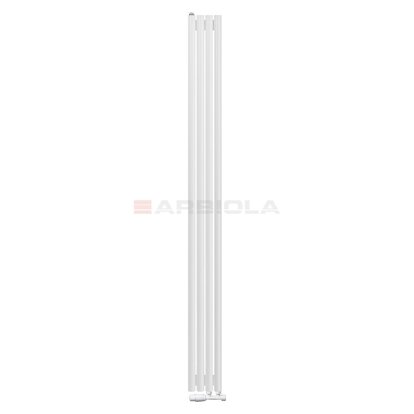 Вертикальный радиатор с нижним подключением Arbiola Iris V 96831 19,2 х 220 см белый матовый ral 9016 от интернет-магазина сантехники 100Kran!