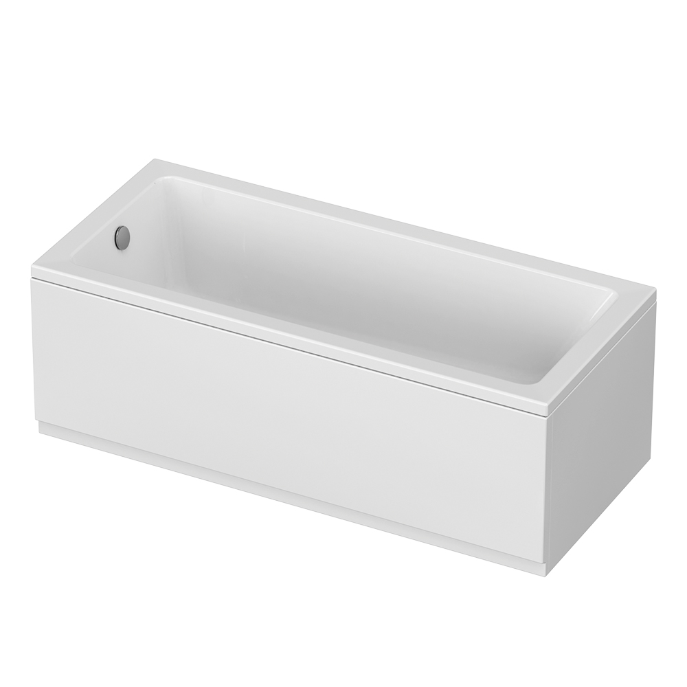 Акриловая ванна CEZARES PLANE SOLO MINI 170 х 75 см белый PLANE SOLO MINI-170-75-42-W37 в 100Kran: Широкий выбор и доступные цены.