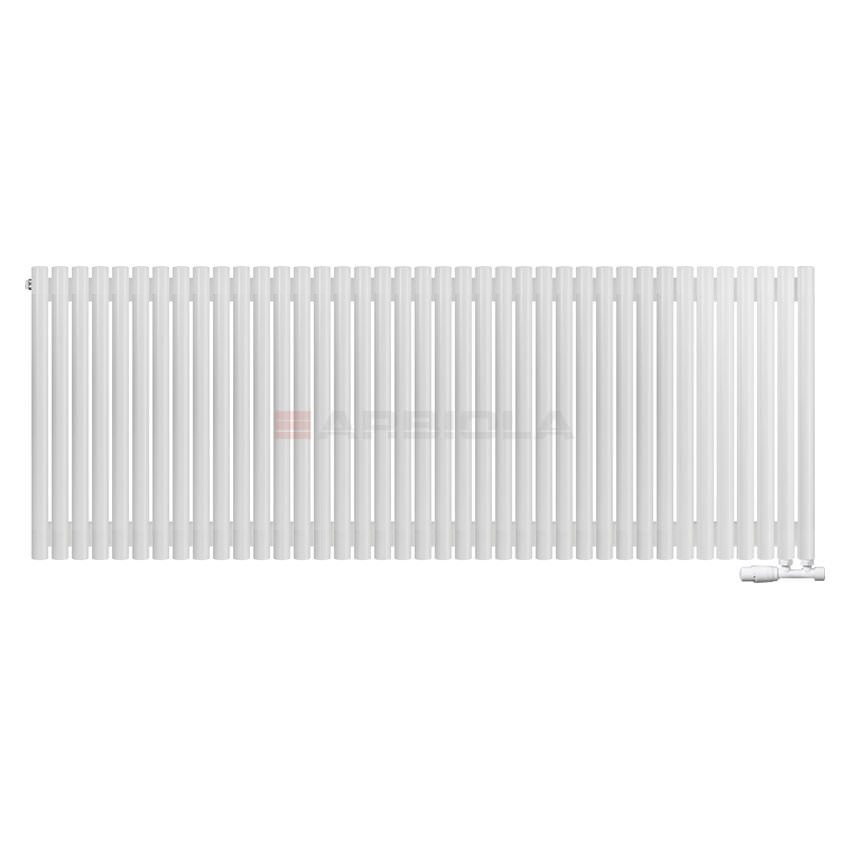 Вертикальный радиатор с нижним подключением Arbiola Iris V 108816 194,2 х 75 см белый матовый ral 9016 от интернет-магазина сантехники 100Kran!