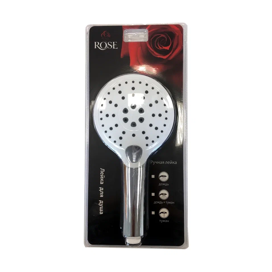 Лейка для душа Rose RH44 хром в 100Kran: Широкий выбор и доступные цены.