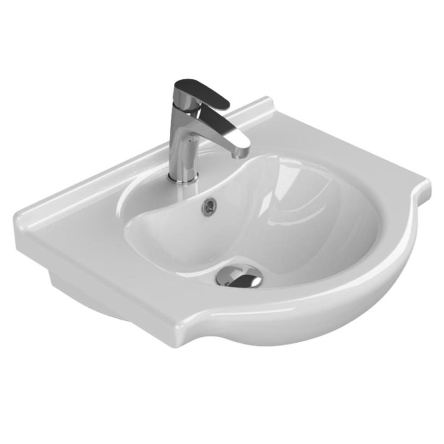 Раковина мебельная CeraStyle Nil 55 см 066000-u-01 белая в 100Kran: Широкий выбор и доступные цены.