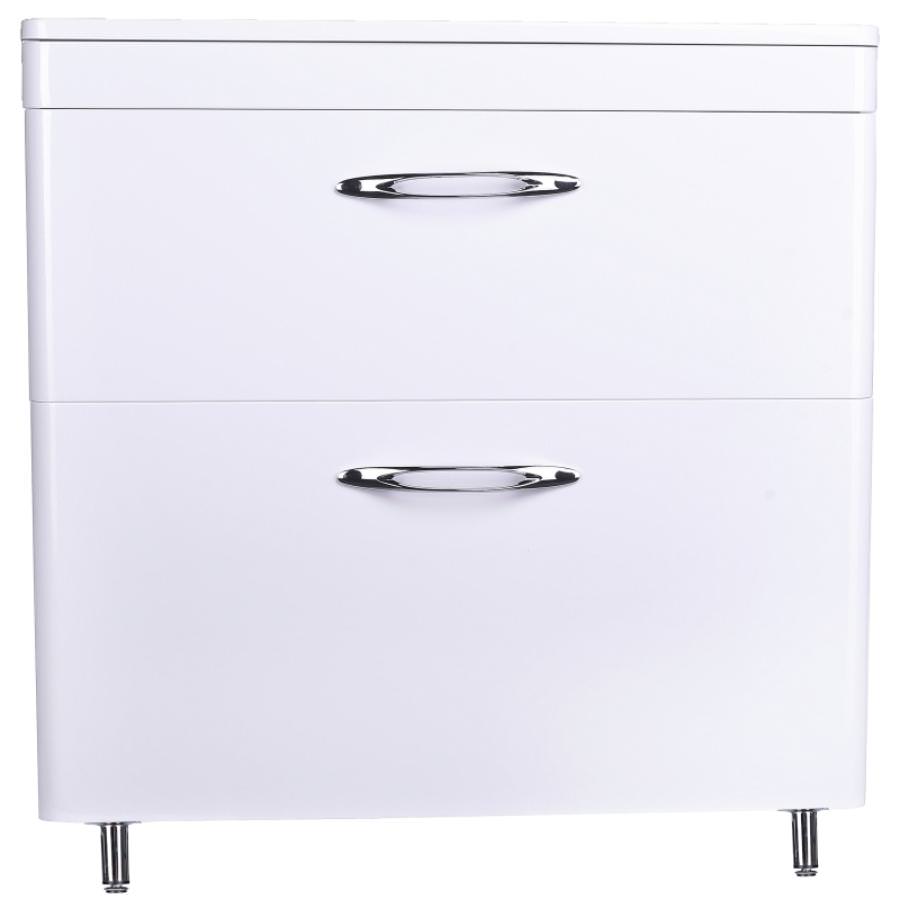 Тумба с раковиной напольная  Style Line  Каре 70 2 ящ. Люкс белая PLUS умывальник Каре Люкс 700 СС-00002266 в 100Kran: Широкий выбор и доступные цены.