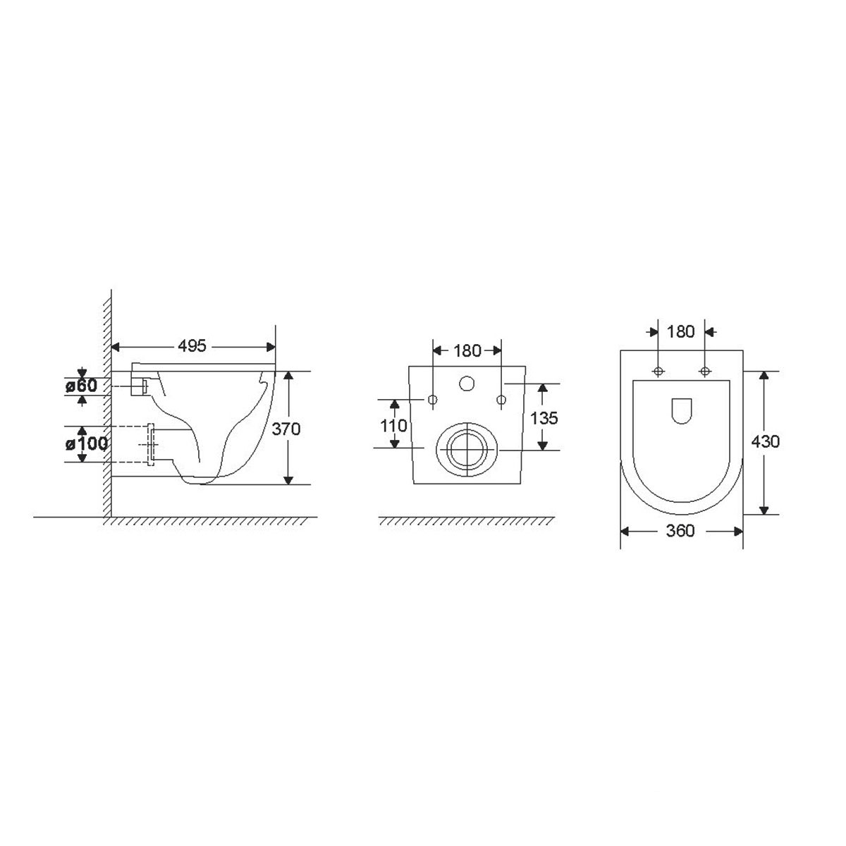 Унитаз подвесной Vincea Tornado Globo VT1-52T безободковый цвет белый ультратонкое soft-close сиденье в 100Kran: Широкий выбор и доступные цены.