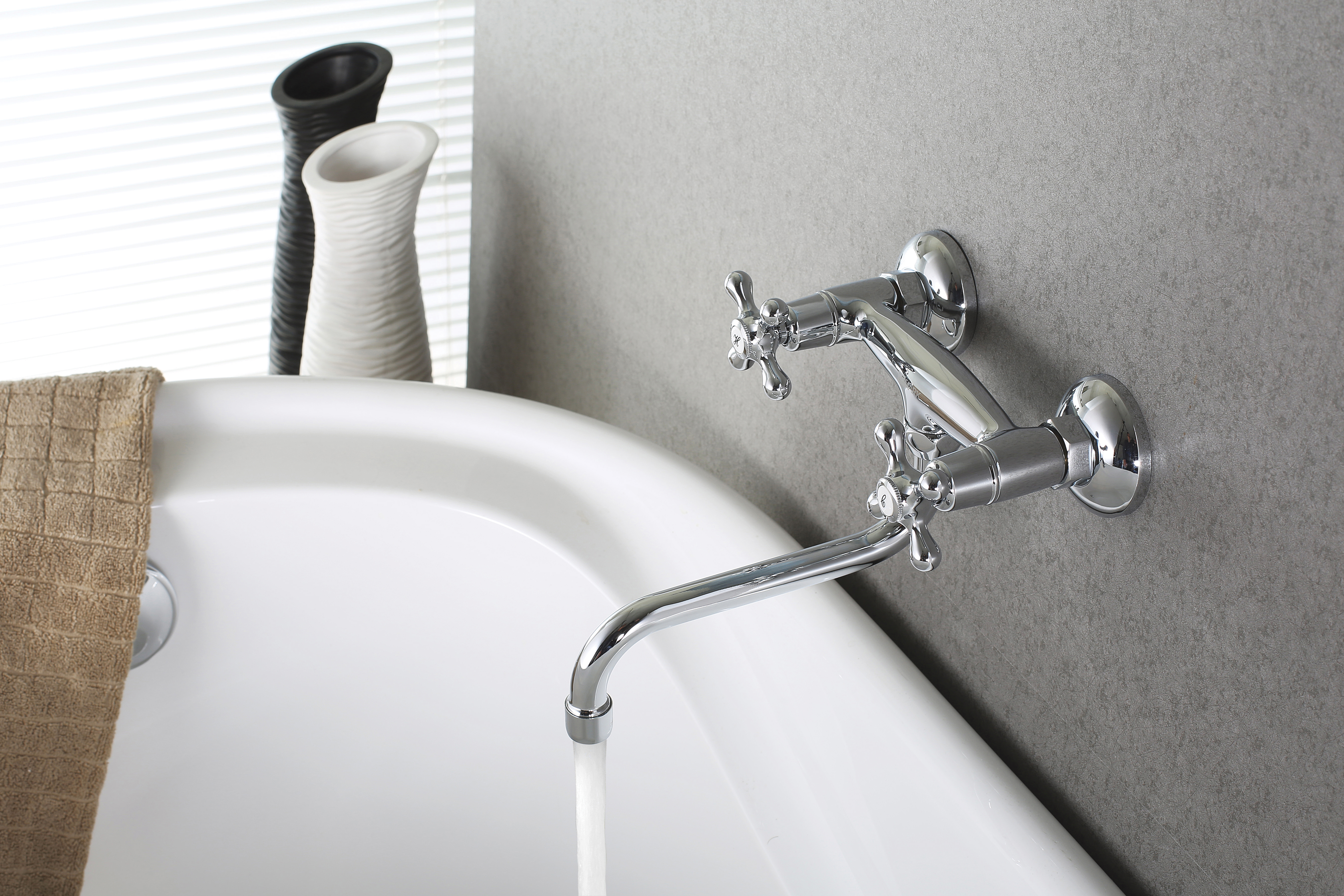 Смеситель для кухни поворотный настенный Lemark Standard LM2111C хром в 100Kran: Широкий выбор и доступные цены.