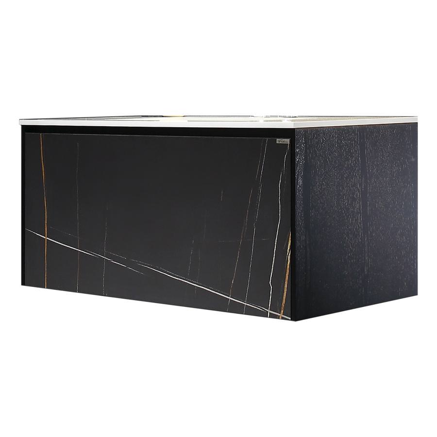 Тумба подвесная с раковиной Maxonor Pure Life SALON ESTILO 100 см PL-MC09-99-BN лорен чёрный в 100Kran: Широкий выбор и доступные цены.