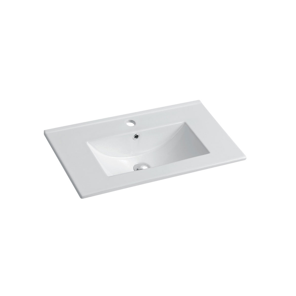 Раковина Vincea VBS-13970S1 71 см керамическая цвет белый в 100Kran: Широкий выбор и доступные цены.