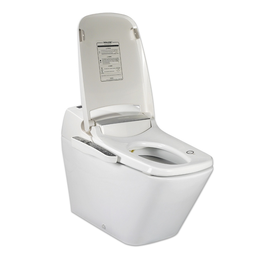 Электронный унитаз-биде SensPa Tankless TCB 8600G SQUARE CERAMIC в 100Kran: Широкий выбор и доступные цены.