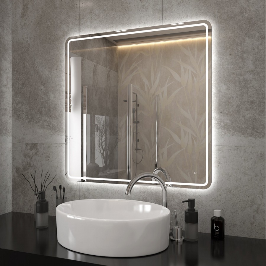 Зеркало с подсветкой Maretti Florenza FL148080P34EL 80x80 см 100Kran: Широкий выбор и доступные цены.