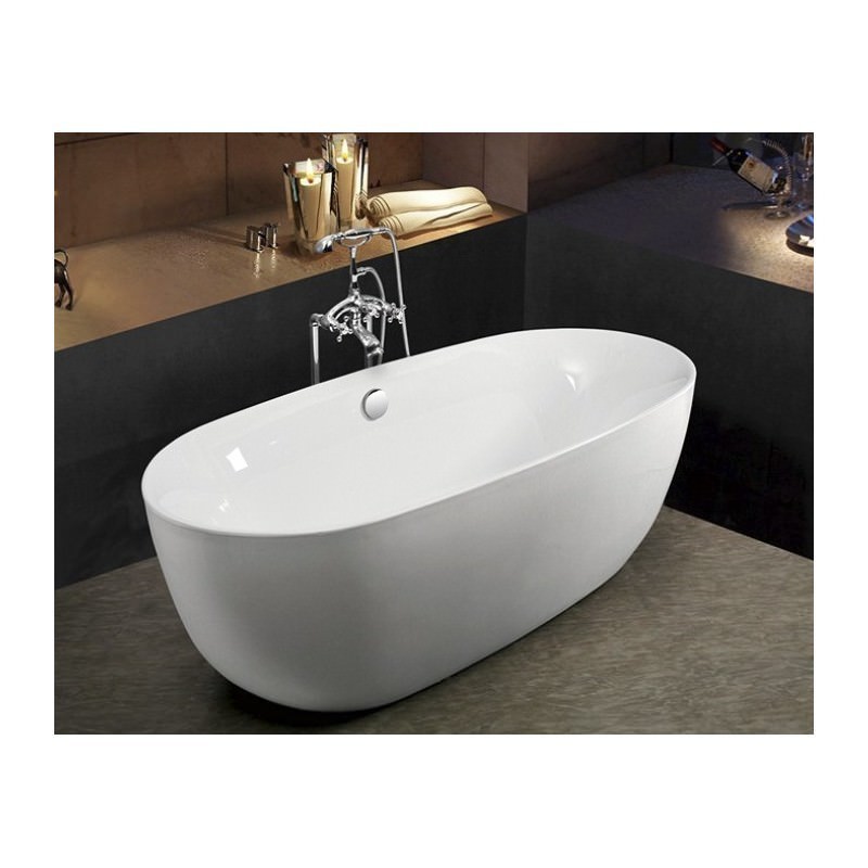 Ванна отдельностоящая акриловая ESBANO Rome ESVAROME 170x80 белая в 100Kran: Широкий выбор и доступные цены.