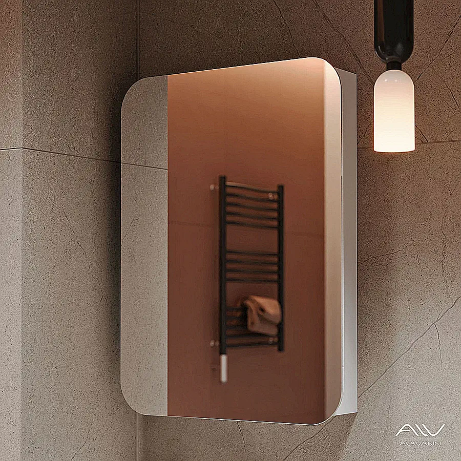Зеркальный шкаф подвесной Alavann Cosmetic ALV0770001 60 см белый создать уют и комфорт, это просто!