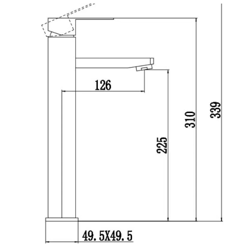 Смеситель для раковины Fmark FS8111H черный в 100Kran: Широкий выбор и доступные цены.