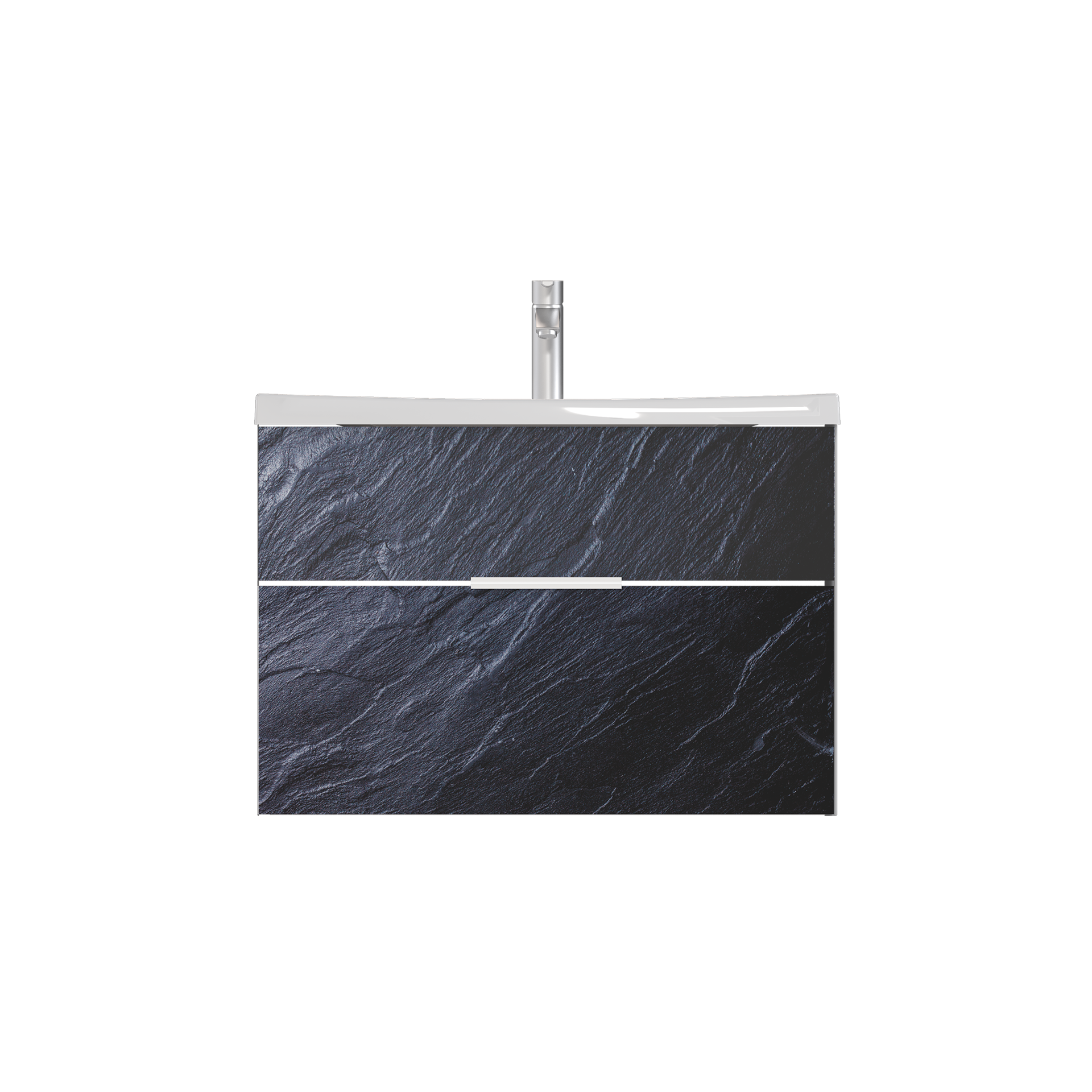 Тумба с раковиной Marka One Idalgo 75П 2в.я. Black stone У72786 в 100Kran: Широкий выбор и доступные цены.