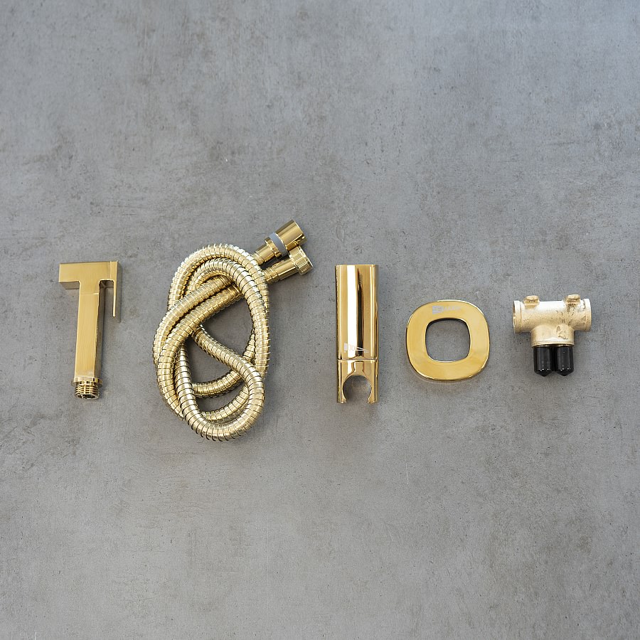 Гигиенический душ встраиваемый Lemark Solo LM7172G золото в 100Kran: Широкий выбор и доступные цены.