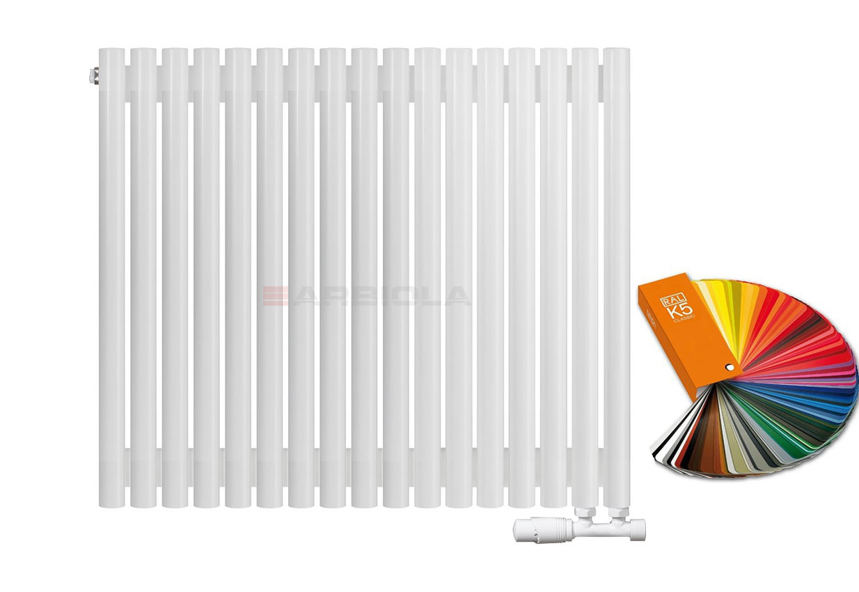 Вертикальный радиатор с нижним подключением Arbiola Iris V 108650 84,2 х 70 см ral classic от интернет-магазина сантехники 100Kran!