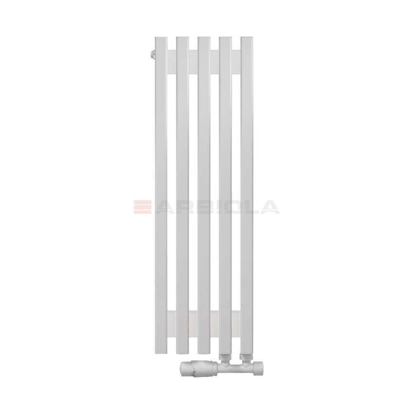 Вертикальный радиатор с нижним подключением Arbiola Compact V 102426 23 х 75 см белый матовый ral 9016 от интернет-магазина сантехники 100Kran!