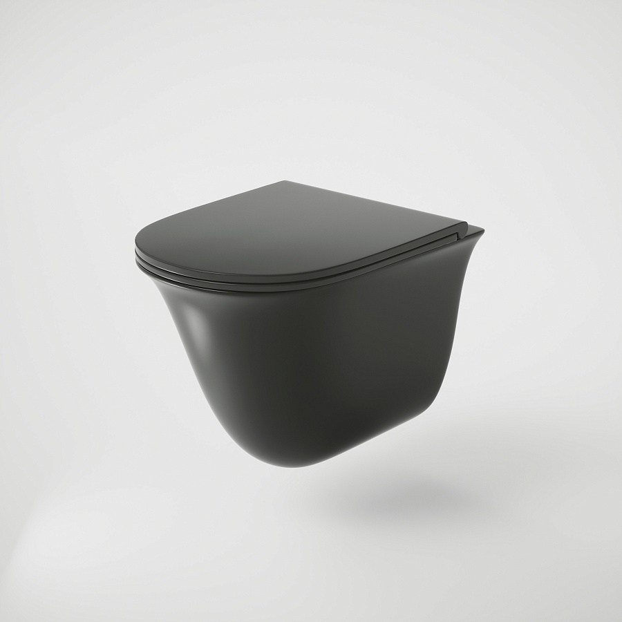 Унитаз подвесной Grossman GR-4412BMS безободковый черный матовый в 100Kran: Широкий выбор и доступные цены.