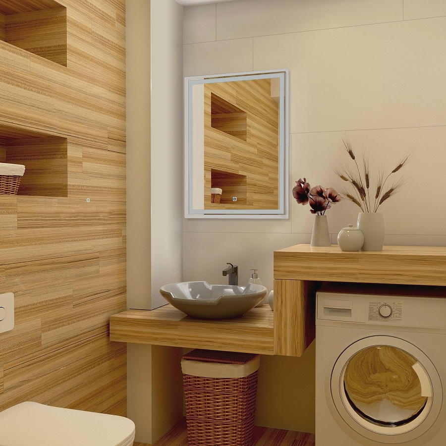 Зеркало с подсветкой Continent Fancy Led 60x80 см ЗЛП1073 100Kran: Широкий выбор и доступные цены.