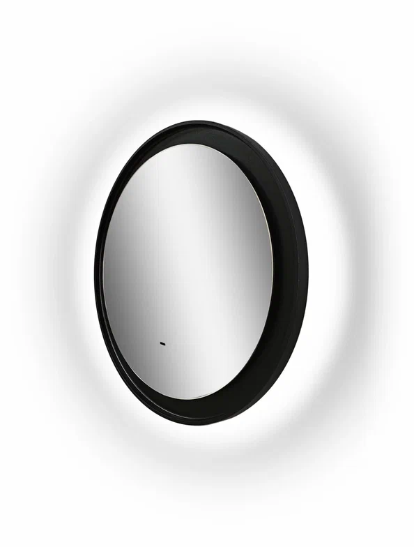 Зеркало с подсветкой "Planet black Led" D 600 с бесконтактным сенсором 100Kran: Широкий выбор и доступные цены.
