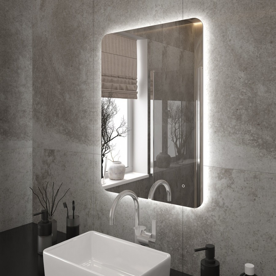 Зеркало с подсветкой Maretti Florenza FL145070P16EL 50x70 см 100Kran: Широкий выбор и доступные цены.