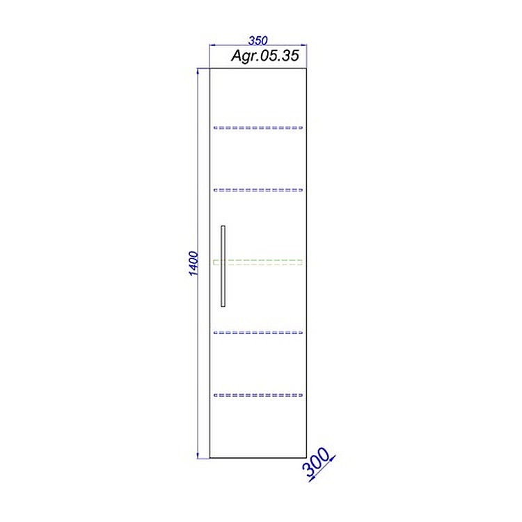 Пенал подвесной Aqwella Аллегро 35 Agr.05.35 белый в 100Kran: Широкий выбор и доступные цены.