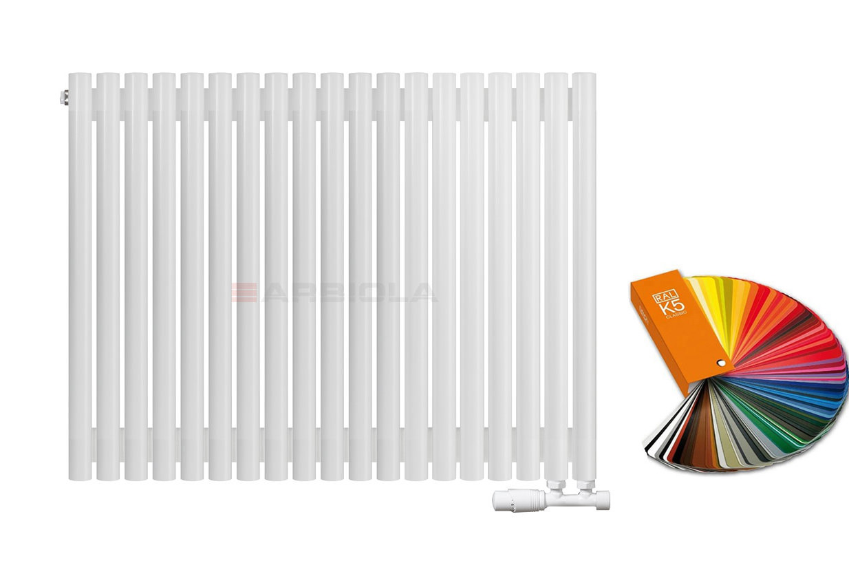 Вертикальный радиатор с нижним подключением Arbiola Iris V 108758 94,2 х 75 см ral classic от интернет-магазина сантехники 100Kran!
