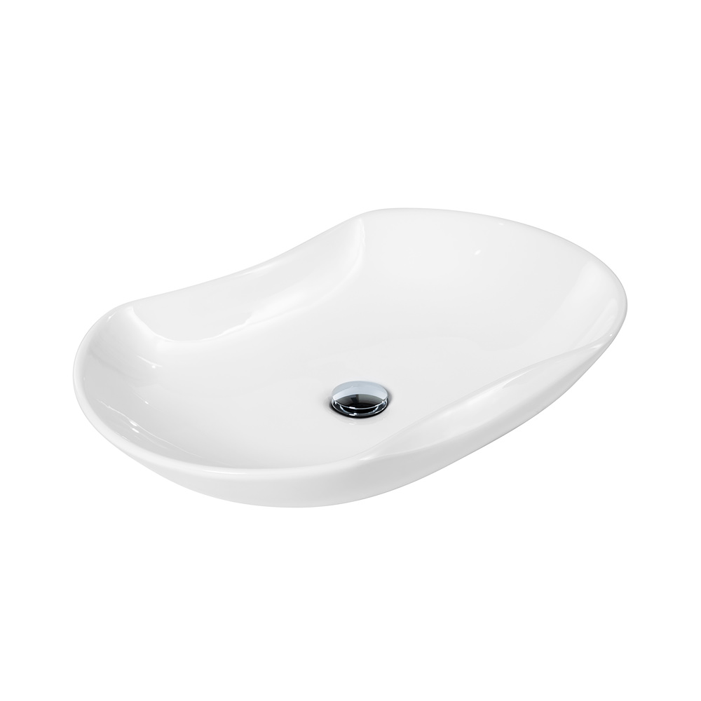 Накладная раковина BelBagno BB1334 41  см белая глянцевая в 100Kran: Широкий выбор и доступные цены.