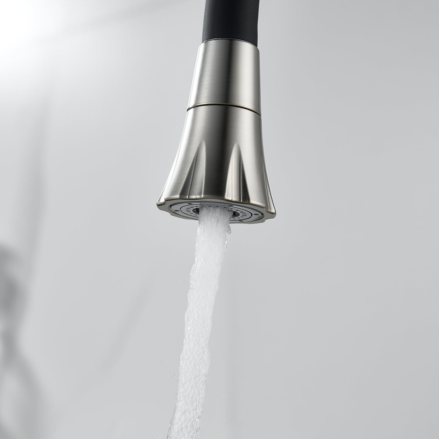 Смеситель для кухни с гибким изливом Raffine F303L-3 сатин в 100Kran: Широкий выбор и доступные цены.