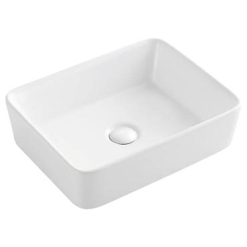 Раковина накладная D&K Berlin 47,5 см DT1430216 белая в 100Kran: Широкий выбор и доступные цены.