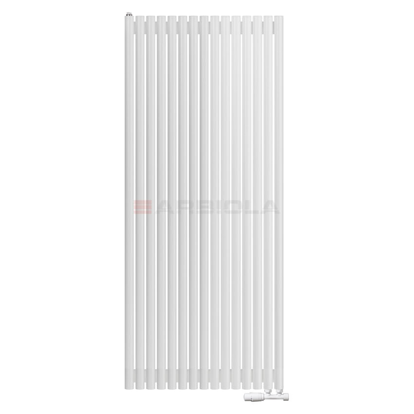 Вертикальный радиатор с нижним подключением Arbiola Iris V 109426 74,2 х 150 см белый матовый ral 9016 от интернет-магазина сантехники 100Kran!