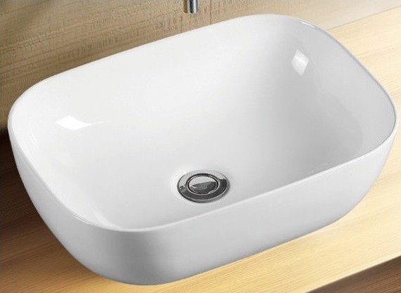 Раковина накладная ESBANO 50,5 см ESRNMART MARTEL (white) белый в 100Kran: Широкий выбор и доступные цены.