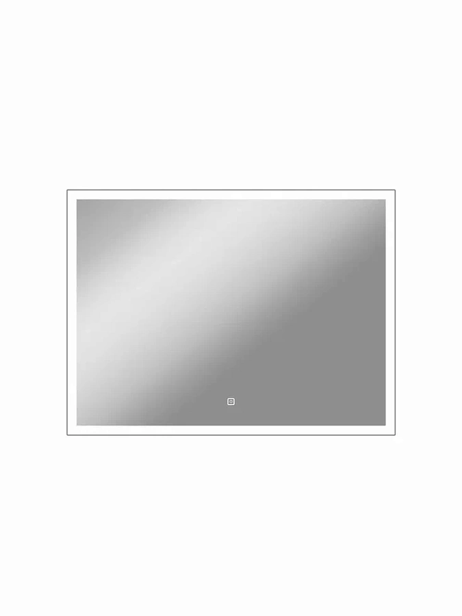 Зеркало с подсветкой Континент Frame silver standart 800x600 ЗЛП1019 100Kran: Широкий выбор и доступные цены.