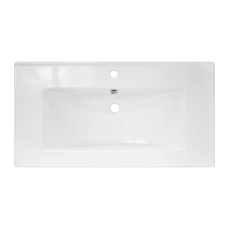 Раковина мебельная Sanita Luxe Quadro 90 белая QDR90SLWB01 в 100Kran: Широкий выбор и доступные цены.