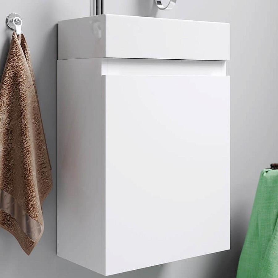 Тумба под раковину Aqwella Леон 40 Ln-MP.01.04/W подвесная белая в 100Kran: Широкий выбор и доступные цены.