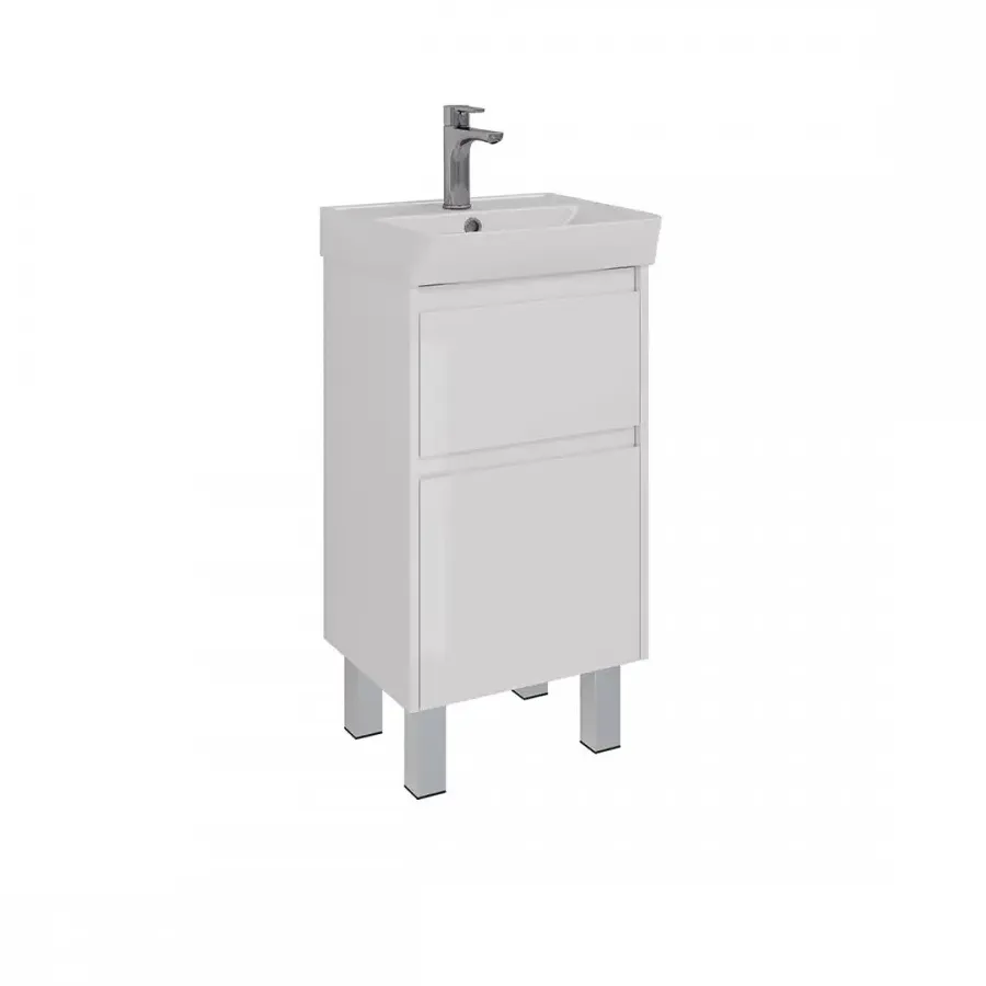 Раковина мебельная Lemark NEON 45 см 551346 белая в 100Kran: Широкий выбор и доступные цены.