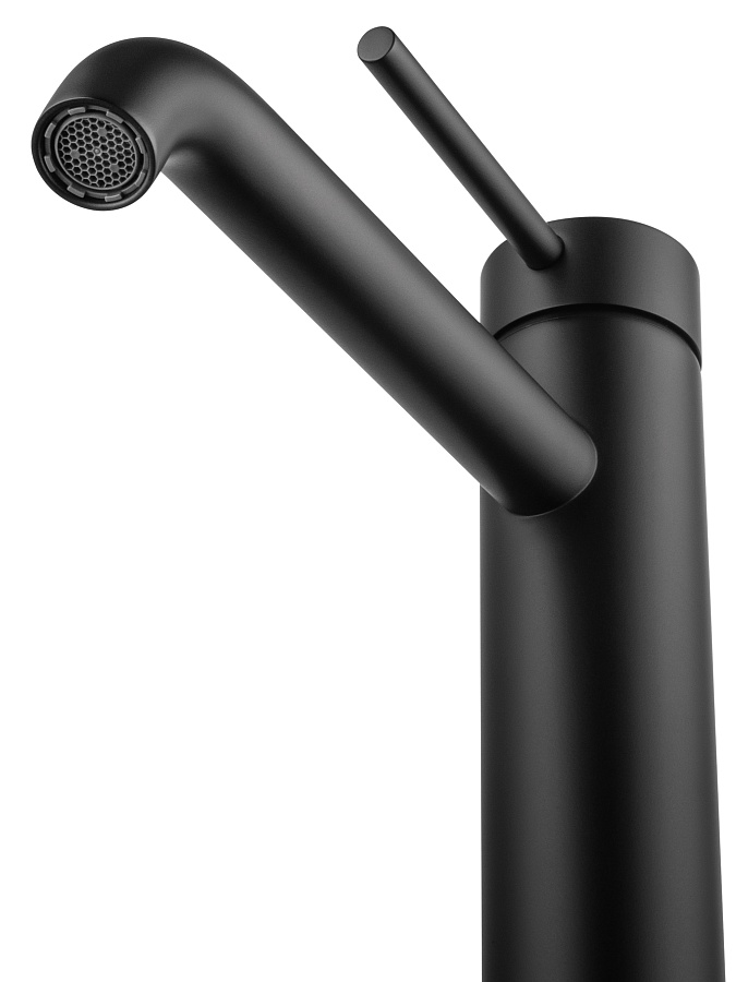Смеситель для раковины Wonzon & Woghand STICK WW-88239017-MB черный матовый в 100Kran: Широкий выбор и доступные цены.