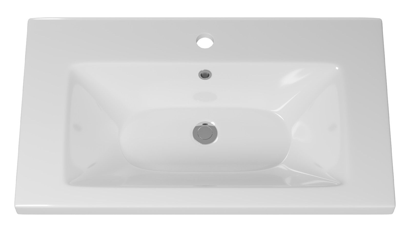 Раковина мебельная Brevita Днепрокерамика Этна 80 белая 2050021400110 в 100Kran: Широкий выбор и доступные цены.