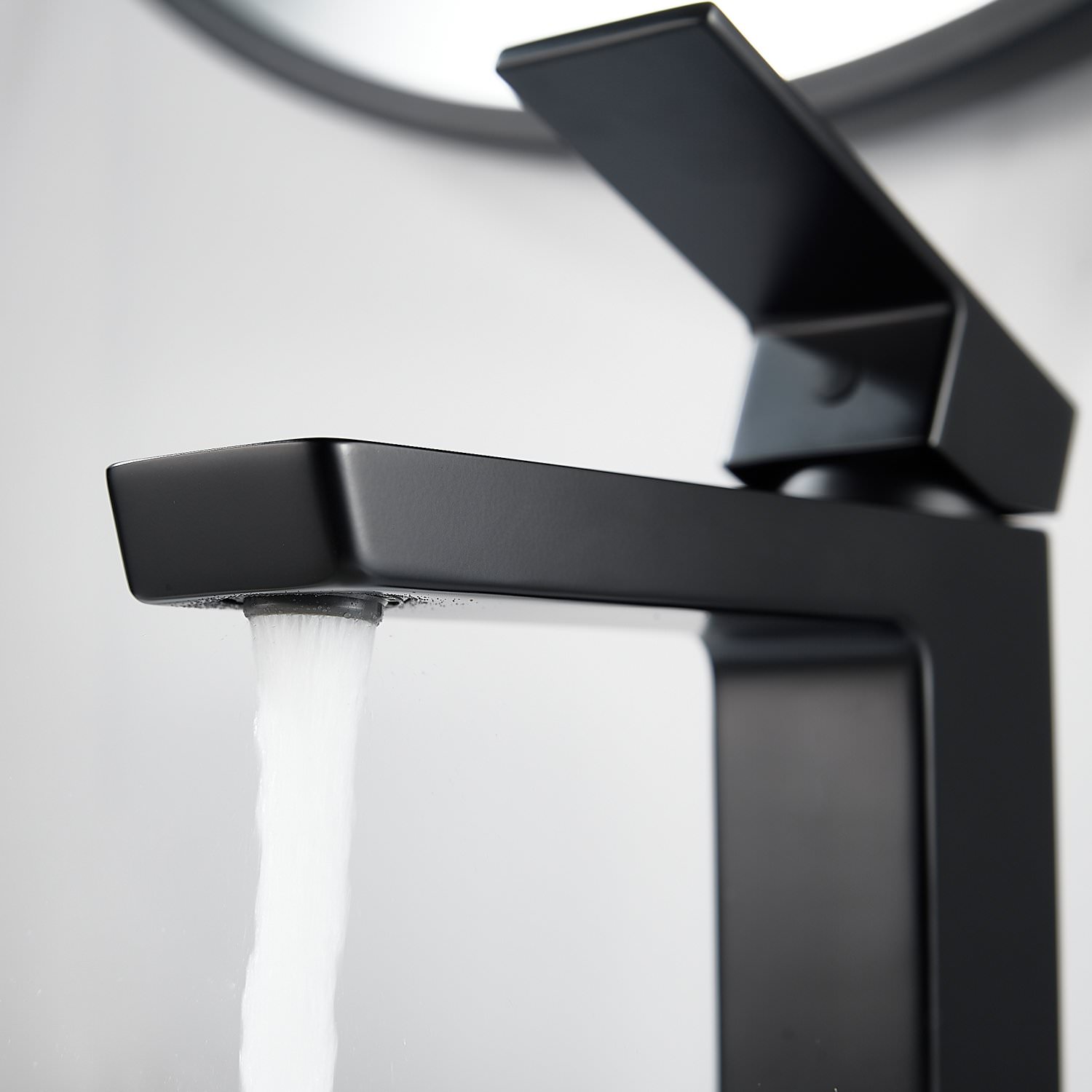 Смеситель для раковины Rose R1801H-1 черный в 100Kran: Широкий выбор и доступные цены.