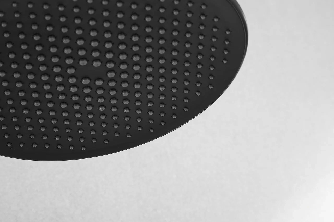 Душевая система с термостатом Rose R3996H черный в 100Kran: Широкий выбор и доступные цены.